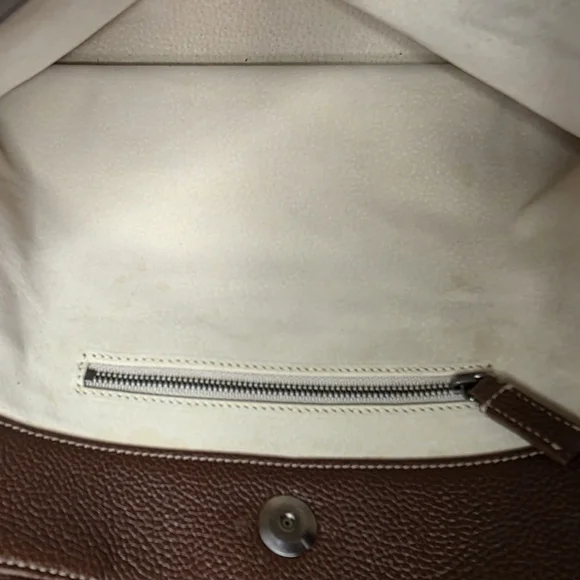 Coach Men's brown leather computer/ messenger bag No F04S-5153